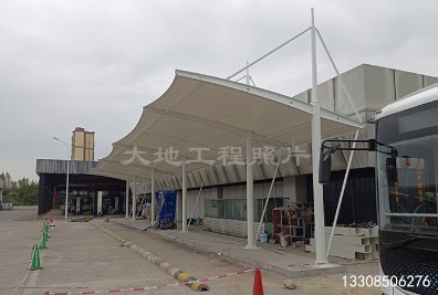 湖南郴州登科充电站防水棚竣工